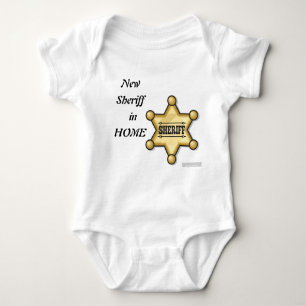 New Sheriff in Zuhause BABY Baby Strampler