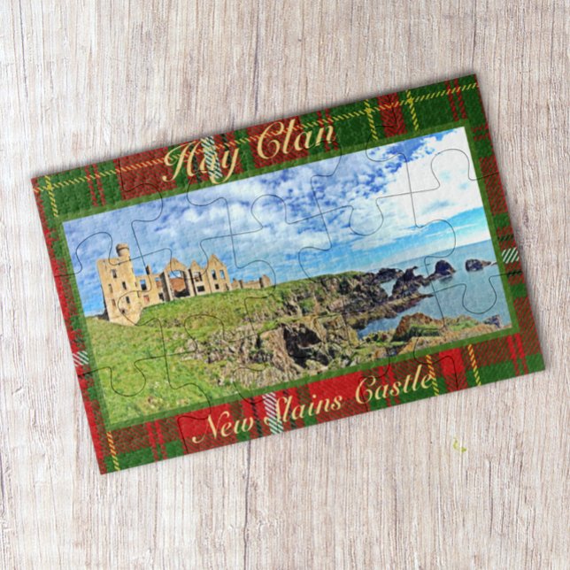 New Slains Castle - Hay Clan Tartan Jigsaw Puzzle (Von Creator hochgeladen)