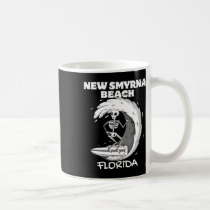 New Smyrna Beach Florida Surf Vintage Retro Surfen Kaffeetasse
