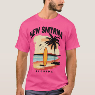 New Smyrna Beach Florida Surfbrett Surfbrett Männe T-Shirt