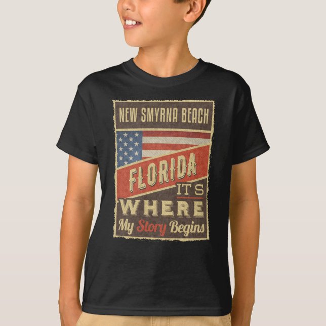 New Smyrna Beach Florida T-Shirt (Vorderseite)