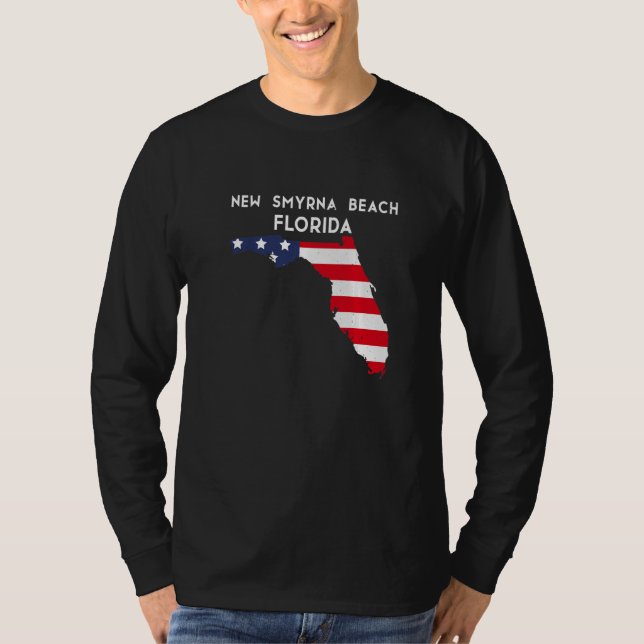 New Smyrna Beach Florida USA State America Travel  T-Shirt (Vorderseite)