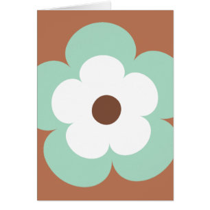 New Song Spring Season Blue Green Blumen Card