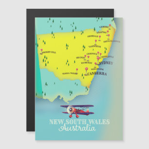 New South Wales Australien Karte