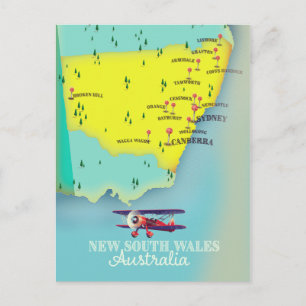 New South Wales Australien Karte