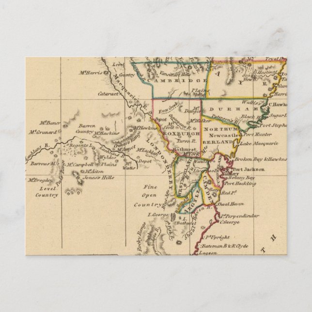 New South Wales Postkarte (Vorderseite)