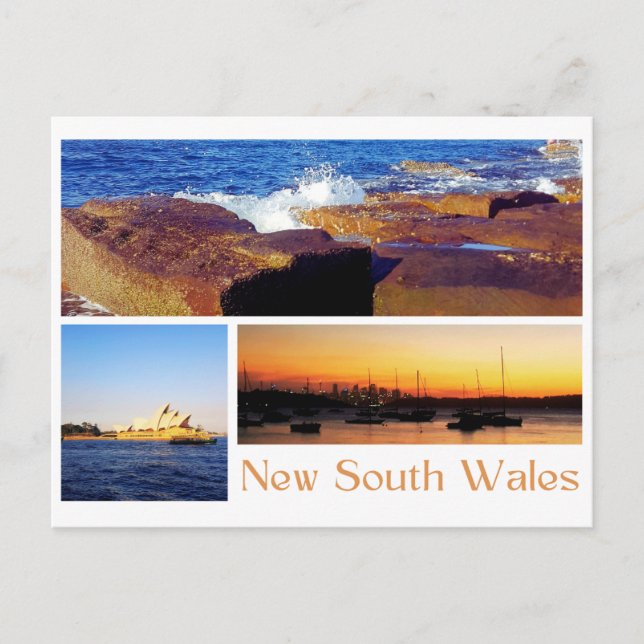 New South Wales Postkarte (Vorderseite)