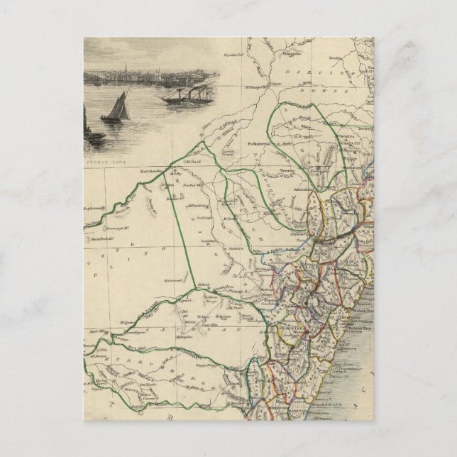 New South Wales Postkarte (Vorderseite)