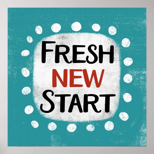 New Start Poster Mauer (Vorne)