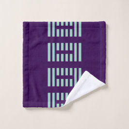 New Stylish Wash Cloth with Modern Stripe Pattern Waschlappen
