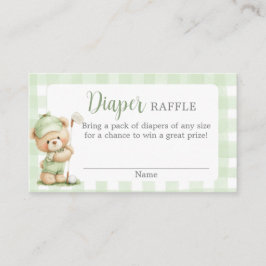 New to the Club Baby Shower Diaper Raffle Card Begleitkarte