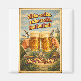 New Ulm MN Deutsches Bier Oktoberfest Magnet