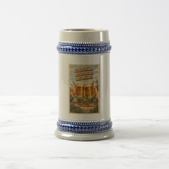  New Ulm MN German Beer Oktoberfest Beer Stein Bierglas (Mittel)