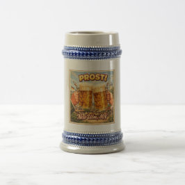 New Ulm MN Minnesota German Prost Beer Stein Bierglas
