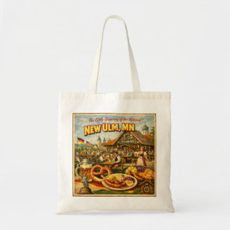 New Ulm MN Minnesota Vintage German Tote Bag Tragetasche