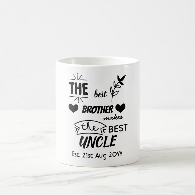 NEW UNCLE - Der beste Bruder macht das Beste aus - Kaffeetasse (Mittel)