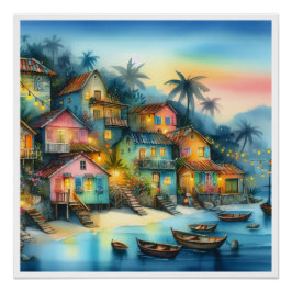 NEW Unique HAITI, Aruba, Antigua Poster