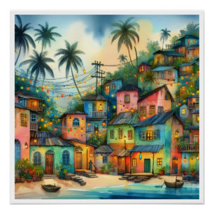 NEW UNIQUE HAITI, Aruba, Antigua Poster