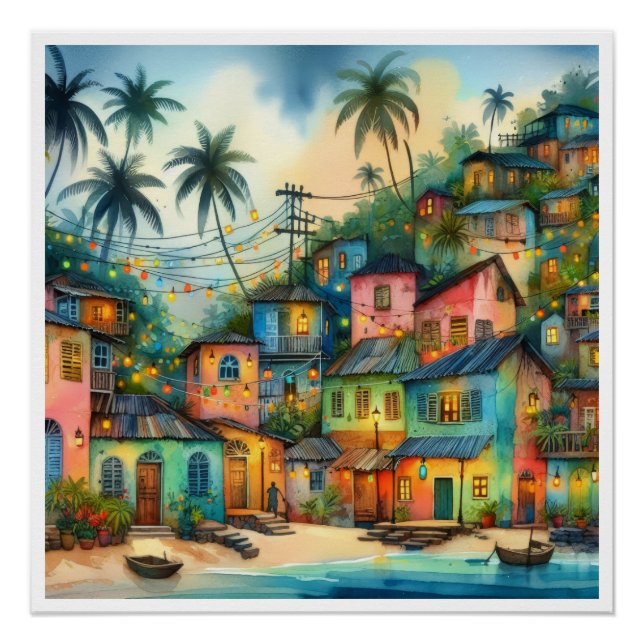 NEW UNIQUE HAITI, Aruba, Antigua Poster (Vorderseite)