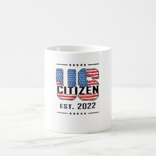 New US Citizen 2022 Proud American Citizenship USA Kaffeetasse