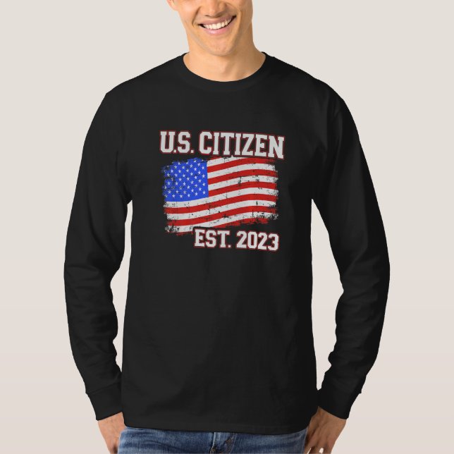 New US citizen 2023 for citizenship with american  T-Shirt (Vorderseite)