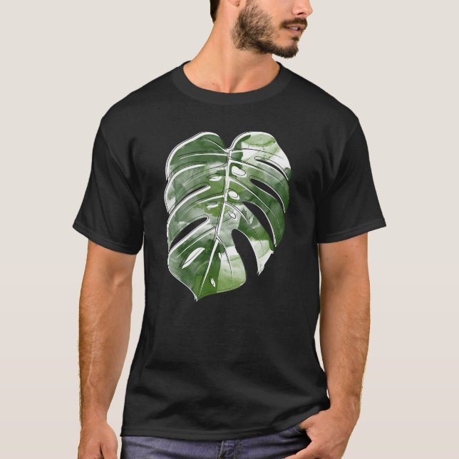 New Variegata Window Plant Monstera Deliciosaropic T-Shirt (Vorderseite)