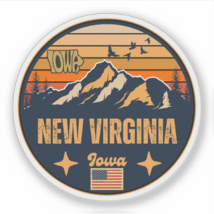 New Virginia, Iowa Aufkleber