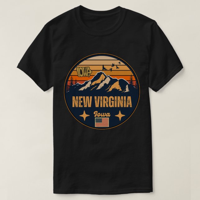 New Virginia, Iowa T-Shirt (Design vorne)
