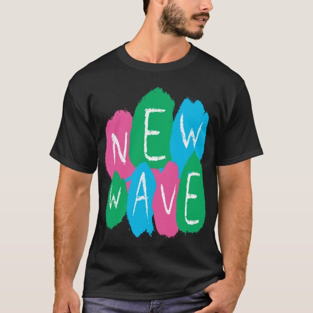 New Wave Graffiti Paint T-Shirt (Vorderseite)