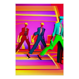 New Wave Trucking Poster