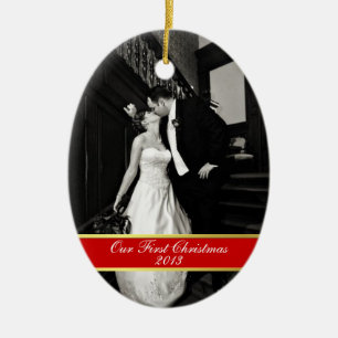 New Wed First Christmas Ornament