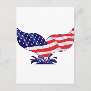 New-Whale-Schwanz-[konvertiert] Postkarte