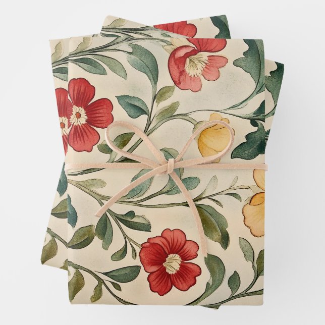 New William Morris  Geschenkpapier Set (Beispiel)