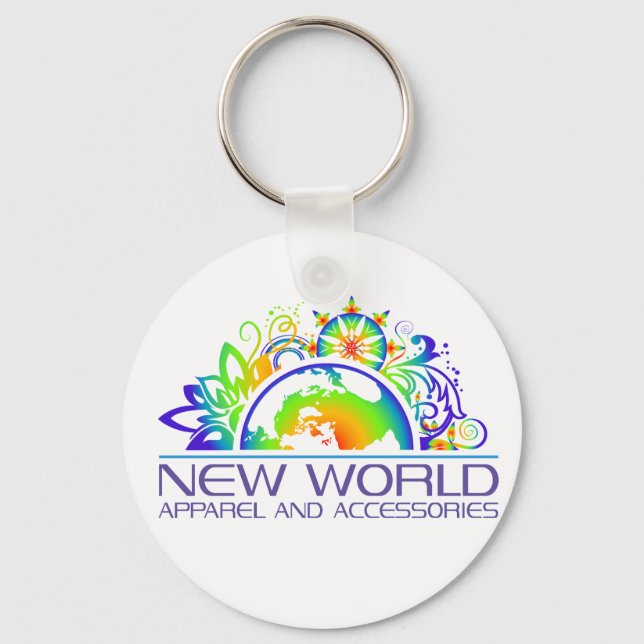 New World Logo Schlüsselanhänger (Vorderseite)