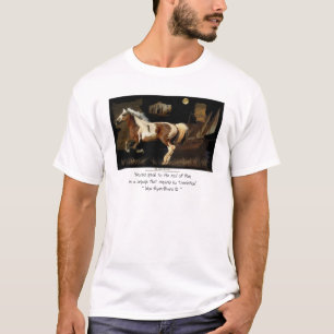 "NEW WORLDE" Spanische Mustang Horse-Lover-T - Shi T-Shirt