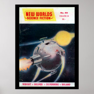 New Worlds 059 (1957-05.Nova)_Pulp Art Poster