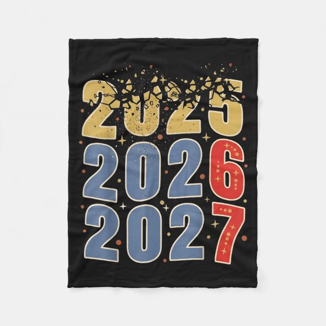 New Year 2026 67 Meme Six Seven Gen Alpha Slang 20 Fleecedecke (Vorderseite)
