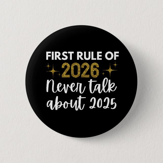 New year 2026 Funny  Button (Vorderseite)