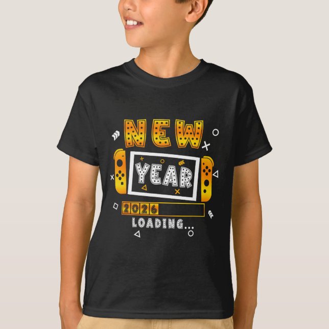 New Year 2026 Loading Video Gamers New Years Eve P T-Shirt (Vorderseite)