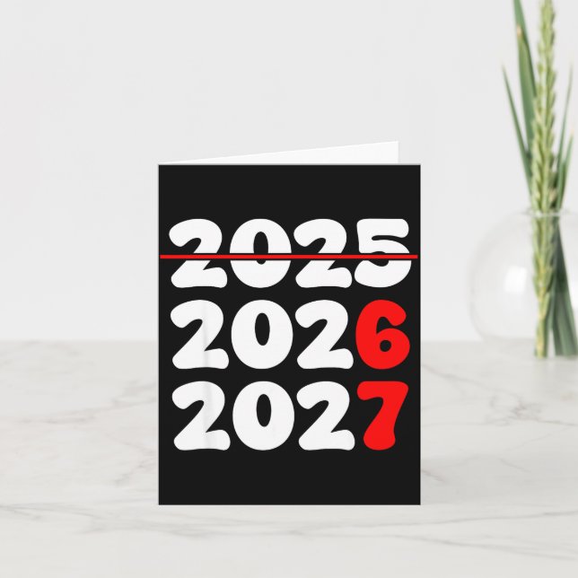 New Year 2026 Shirt 67 Meme  Karte (Vorderseite)