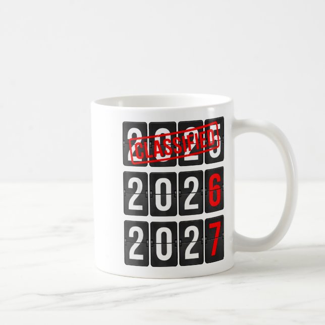 New Year 67 Six Seven Countdown New Year 2026 2027 Kaffeetasse (Rechts)