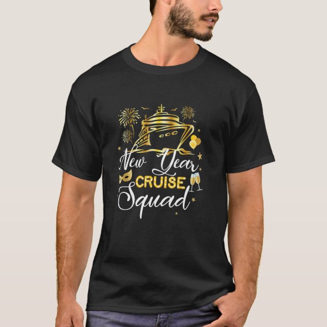 New Year Cruise Family 2023 Shirts Frohes Neues Ja (Vorderseite)