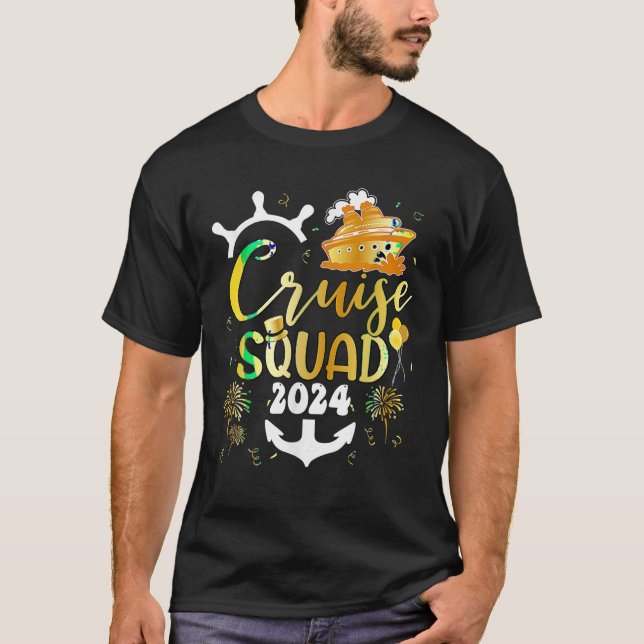 New Year Cruise Squad 2024 NYE Party Family Vacati T-Shirt (Vorderseite)