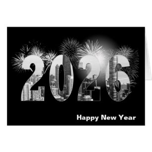 New Year Fireworks in Chicago City 2026