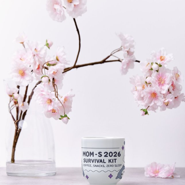 New Year Gift for Tired Moms, Zero Sleep! Kaffeetasse (#designfortiredmoms
#tiredmoms
#quote
#cutedesign #funnymommug #funnyquotesmugs
#funnycoffeemugs)