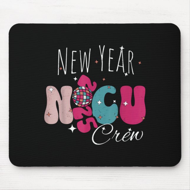 New Year Nicu Nurse Crew Celebration Uni-adults -  Mousepad (Vorne)