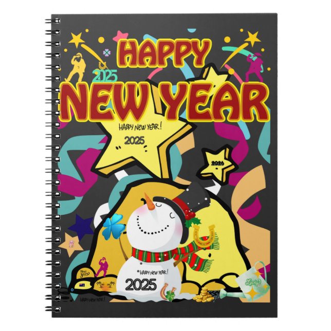 New Year  Notizblock (Vorderseite)