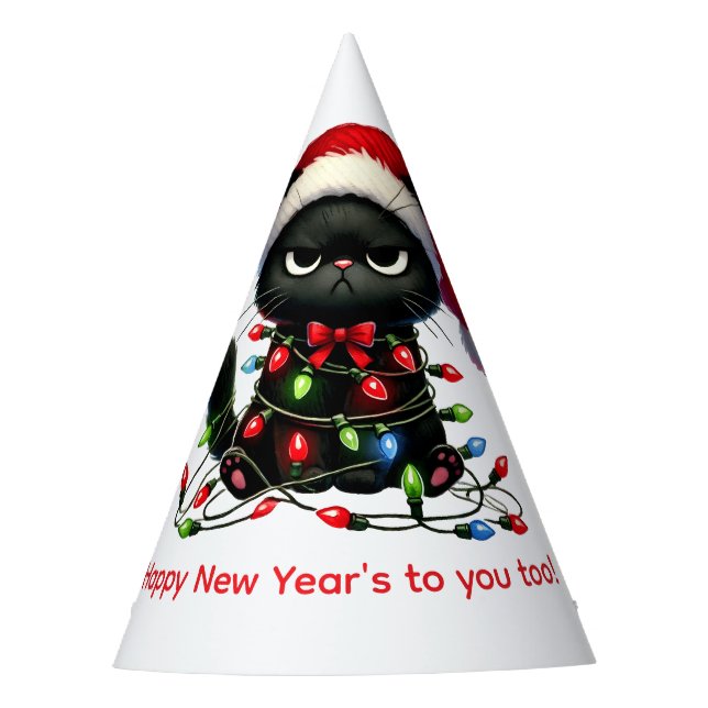 New Year Party Hat Partyhütchen (Vorderseite)