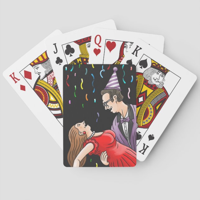 New Year Party Spielkarten (Rückseite)