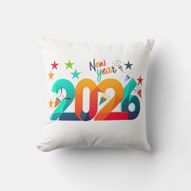 new year pillow kissen (Vorderseite)